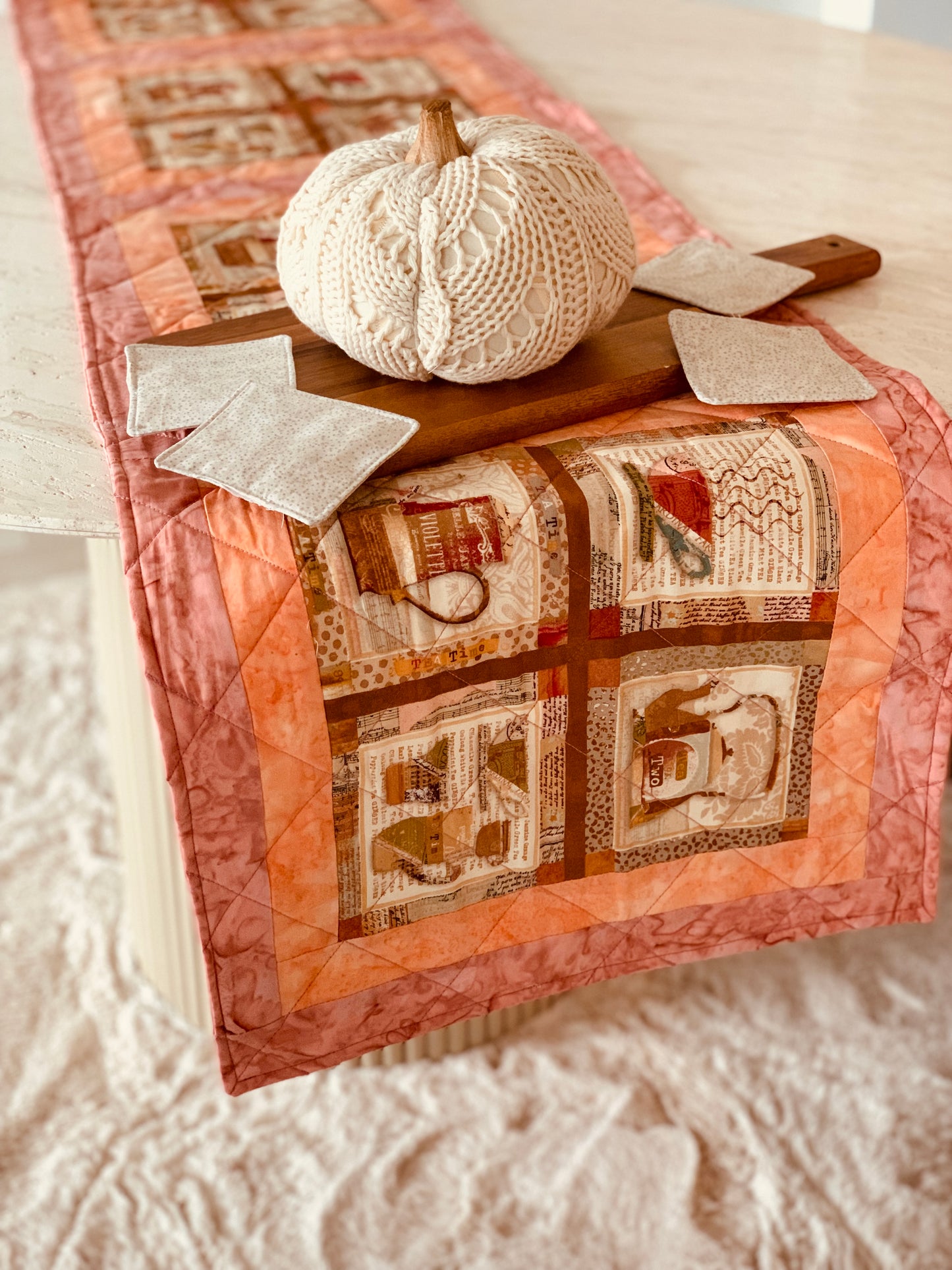 “That’s the Tea” Quilted Table Runner